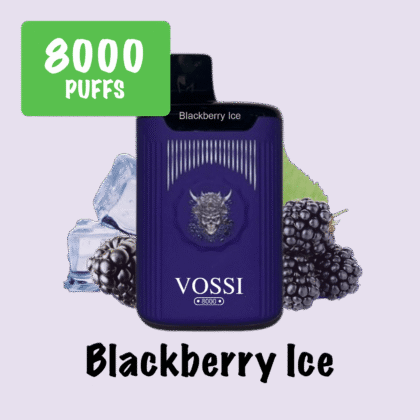 BLACKBERRY ICE – VOSSI – 8000 PUFFS