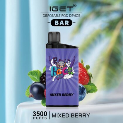MIXED BERRY – IGET BAR – 3500 PUFFS